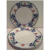Image 1 : Two Flow Blue Polychrome Plates #2212649