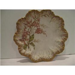 Hand Painted Limoges Fuschia Plate #2212657