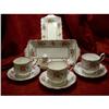 Image 1 : Royal Albert "Petit Point" English Tea Set #2212784