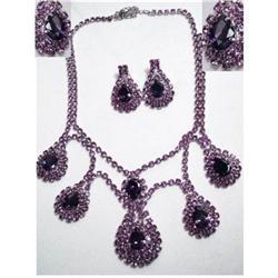 RUNWAY DIVA  RHINESTONE NECKLACE & ER BIG #2212956
