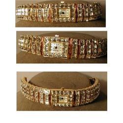 LOADED Hollywood rhinestone BRacelet WATCH #2212964