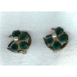 Irish Shamrock Pins (2) sold as a pair #2213103