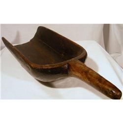 Primitive Grain Scoop c1880 Great Patina #2213109