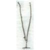Image 1 : Watch Chain English London 1909 Sterling #2213116