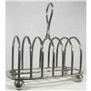 Image 1 : Scottish Toast Rack c1900 Silver Plate #2213128