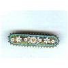 Image 1 : Millefiori Micro Mosaic Italian Bar Pin. c1900 #2213134
