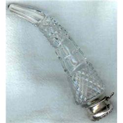 Chatelaine Perfume bottle.Sterling and Crystal.#2213199