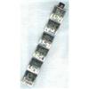 Image 1 : Sterling & Mother of Pearl Bracelet c1960 #2213206