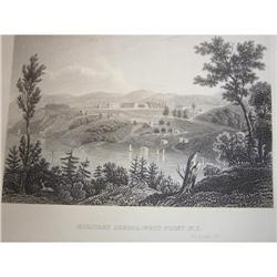 Old st. engraving Mil. School, W. Point, N.Y. #2213252