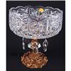 Image 1 : ANTIQUE Cut CRYSTAL German PEDESTAL Compote #2213289