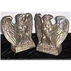 Image 1 : Brass Eagle Bookends w/1776 platform #2213384