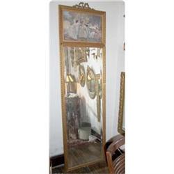 Louis XVI  tall  French Mirror  gilt  #2213480