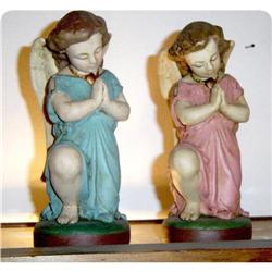 Pair of terracotta Italian  Angels  #2213484