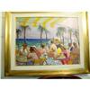 Image 1 : Beautiful Oil On Canvas Artist Signed #2213560