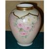 Image 1 : Exquisite Pink Porcelain Vase with  Roses #2213600