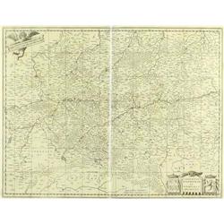 Map Comitatuum Hannoniae Blaeu 1663 Belgium #2224097