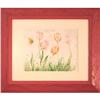 Image 1 : Golec butterfly flowers watercolor signed #2224103