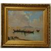 Image 1 : OIL . ?BUSY FISHERMEN? FROM THE SCHOOL OF #2224108