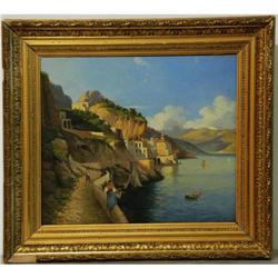 OIL . LIGHTS AND COLOURS OF POSILLIPO SCHOOL. #2224109