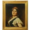 Image 1 : OIL. INVOLVING PORTRAIT OF YOUNG GIPSY #2224110