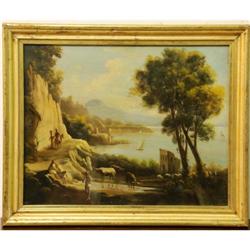 OIL. ENCHANTING ROCKY LANDSCAPE. #2224113