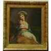 Image 1 : OIL . PORTRAIT OF VIGEE LE BRUN AND HER #2224115
