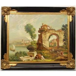 VERY BEAUTIFUL LANDSCAPE WITH  WRECKS #2224163