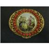 Image 1 : ROMANTIC JEWELLED - PORCELAIN - BRASS BOX #2224206