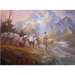 Stefan BAUMANN "High Country" Lithograph Signed#2224309