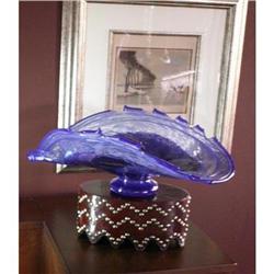 Dramatic Art Glass Sculpture "Celestial  Milky #2224313