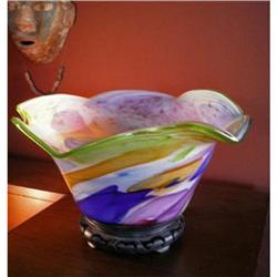 Original Hand blown Sculptural Art Glass Polish#2224314