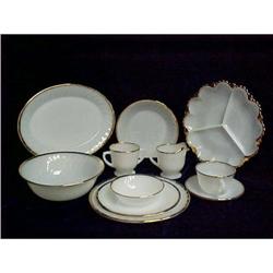 Swirl Golden Shell Anchor Hocking 51 Pc. Set #2224582