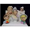Image 1 : 5 Painted Head Vases #2224593
