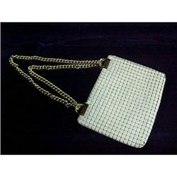 Whiting & Davis Co., Enamel Mesh Evening Bag #2224595