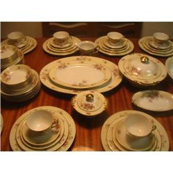96 Piece Art Deco 12 Place Mieto Gilded Dish #2224748