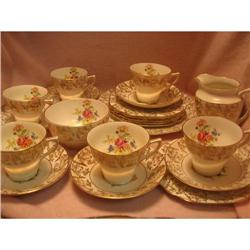 English Rosina China 6 Place Tea Set #2224750