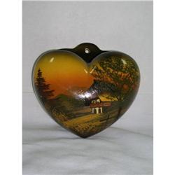 VINTAGE SCHRAMBERG HAND PAINTED WALL POCKET #2224791