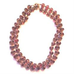 Miriam Haskell glass choker necklace #2224792
