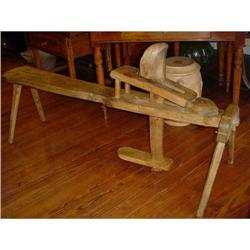 Antique shaving horse work Bench #2224816