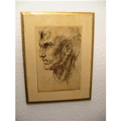 Portrait Plaque Italian Artisan on wood! #2224818