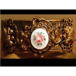 Guilloche enamel victorian LAYERED bracelet #2224823