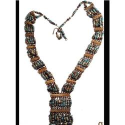 Vintage Egyptian REVIVAL Cleopatra NECKLACE #2224831