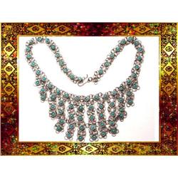 Vintage PRETTY DECO fancy cleopatra necklace #2224833