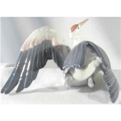 Lladro Fluttering Crane #01598 1989-1997 #2224900