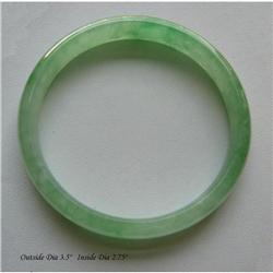 Chinese White & Green Jadeite Bracelet #2224993