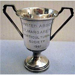 1961 Small Trophy Cup -  Horticultural Society #2236165