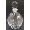 Image 1 : Peacock Feather Round Crystal Perfume Bottle #2236845