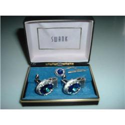 SWANK  Cufflink&Tie Pin Set in Original Box #2236879