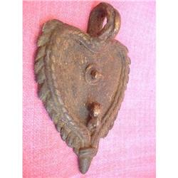 1700?s UNUSUAL BRASS PENDANT WITH SHIVLINGAM #2236938