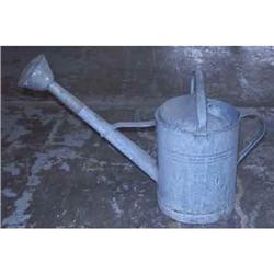 ANTIQUE WATERING CAN * OLD VINTAGE GALVANIZED #2236965